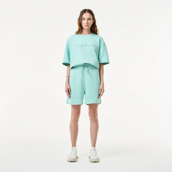 Женские шорты Lacoste Loose Fit, голубой, арт. GF0409