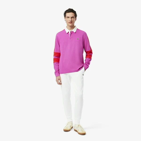 Мужские спортивные брюки Lacoste Slim Fit, белый, арт. XH9624