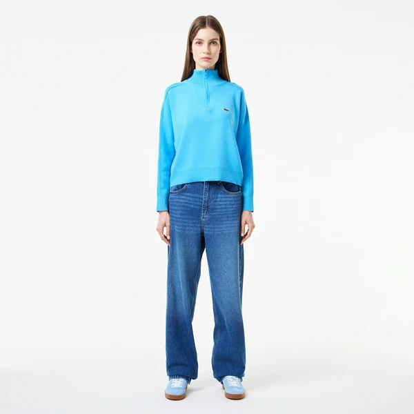 Женские прямые джинсы Lacoste, синий, арт. HF2567R