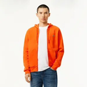 Мужская толстовка Lacoste с флисом, оранжевый, арт. SH9626