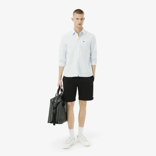 Мужские шорты Lacoste из органического хлопка, черный, арт. GH9627