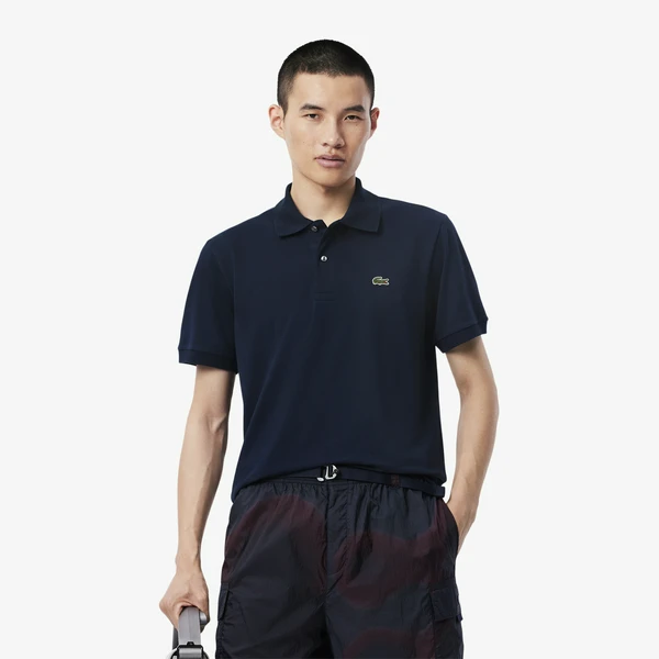 Мужское поло Lacoste из органического хлопка, синий, арт. PH9851