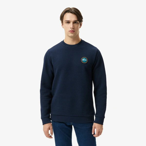 Лонгслив Lacoste Tennis Heritage, синий, арт. TH2633