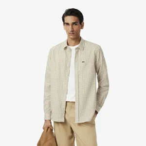 Мужская рубашка Lacoste стандартного кроя, белый, арт. CH5093