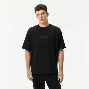 Мужская футболка Lacoste оверсайз, черный, арт. TH2610