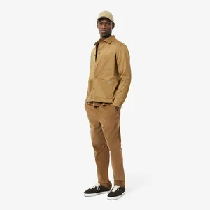 Мужские вельветовые брюки Lacoste стандартного кроя, коричневый, арт. HH5120