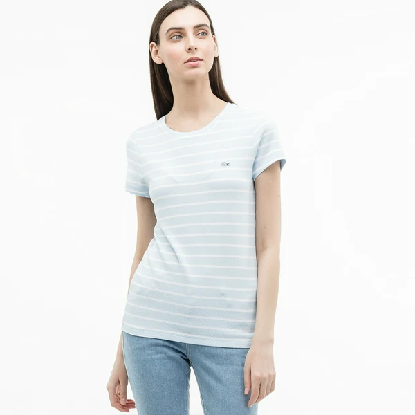Женская футболка Lacoste Slim Fit, голубой, арт. TF0823