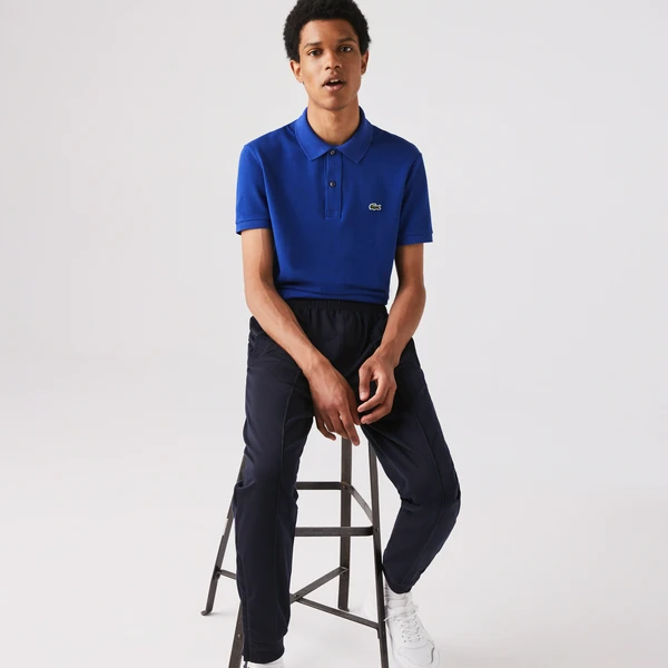 Мужское поло Lacoste L.12.12 Slim Fit, синий, арт. PH4012