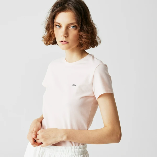 Женская футболка Lacoste Regular Fit, розовый, арт. TF0641