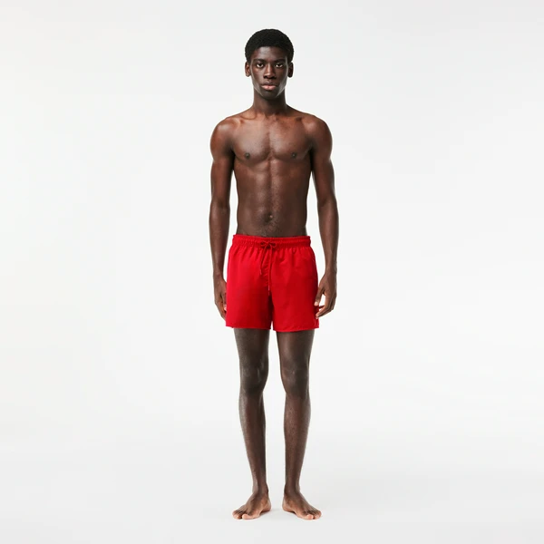 Мужские купальные шорты Lacoste, красный, арт. MH6270