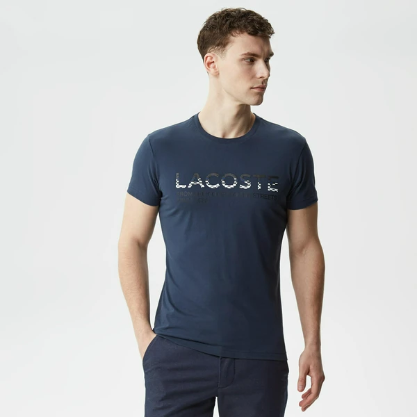 Мужская футболка Lacoste Regular Fit, синий, арт. TH0306