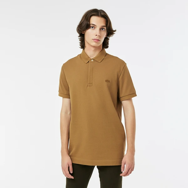 Мужское поло Lacoste PARIS Regular Fit, коричневый, арт. PH5522