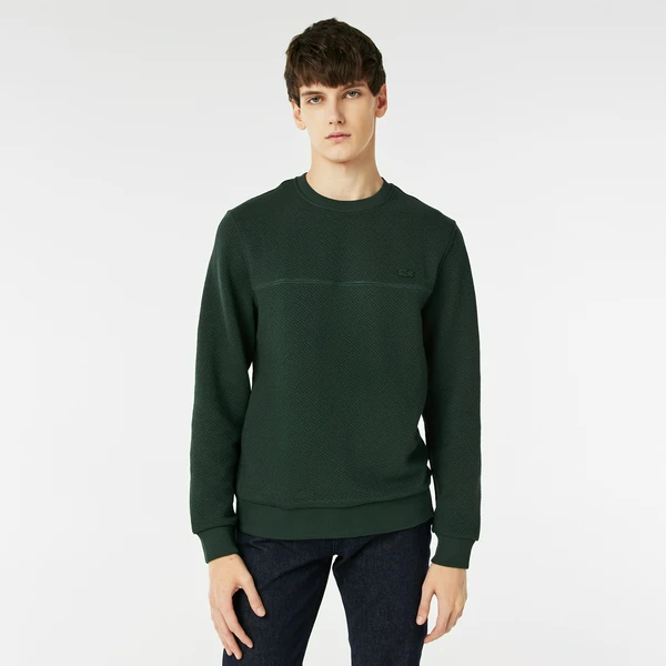 Мужской свитшот Lacoste Regular Fit, зеленый, арт. TH2333