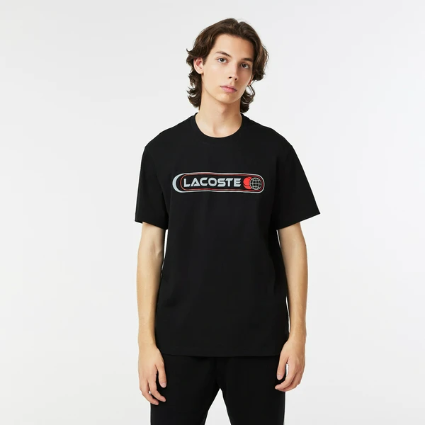 Мужская футболка Lacoste Relaxed Fit, черный, арт. TH2412