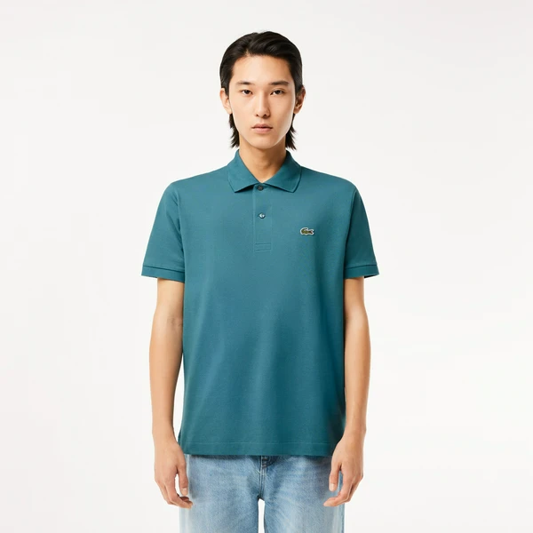 Мужское поло Lacoste L1212 Classic Fit, зеленый, арт. L1212