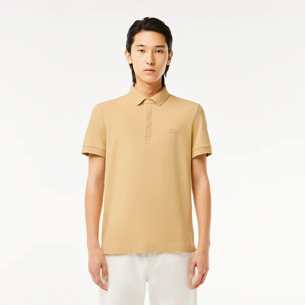 Мужское поло Lacoste PARIS Regular Fit, бежевый, арт. PH5522