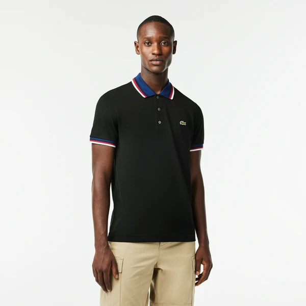 Мужское поло Lacoste Regular Fit, черный, арт. PH3461
