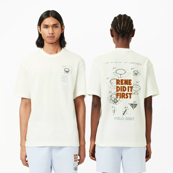 Футболка Lacoste Unisex, белый, арт. TH0135