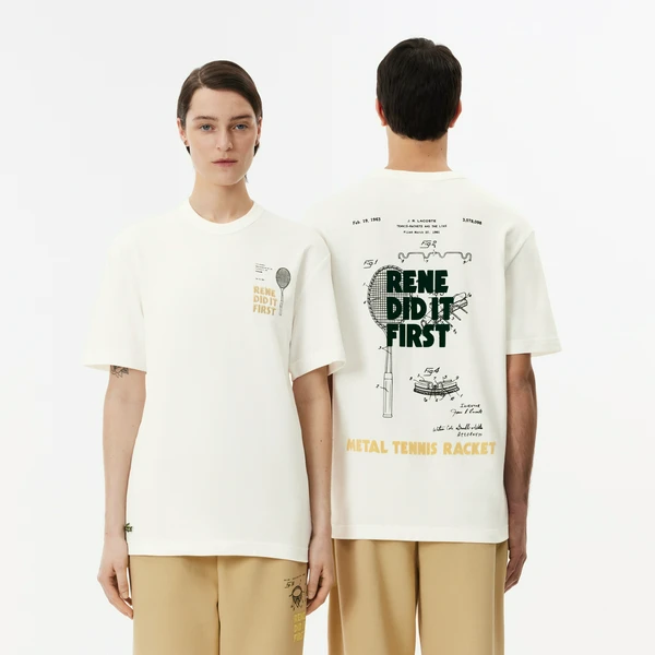 Футболка Lacoste Unisex, белый, арт. TH0135