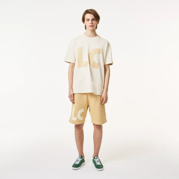 Мужские шорты Lacoste Relaxed Fit, бежевый, арт. GH0420