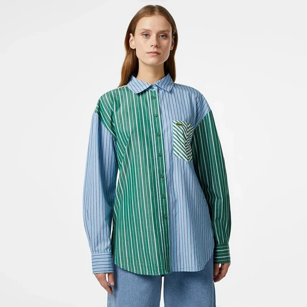 Женская рубашка Lacoste, зеленый, арт. CF2510