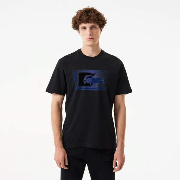 Мужская футболка Lacoste Classic Fit, черный, арт. TH2512