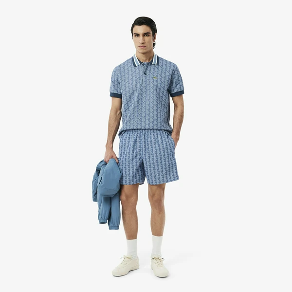 Мужские плавательные шорты Lacoste, синий, арт. MH9086