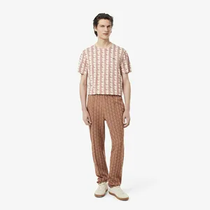 Спортивные брюки Lacoste Paris Regular Fit с монограммой, коричневый, арт. XH1440