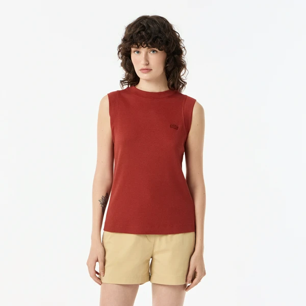 Женская футболка Lacoste Slim Fit, коричневый, арт. TF0312