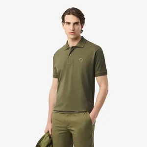Мужское поло Lacoste L1212 Classic Fit, хаки, арт. L1212