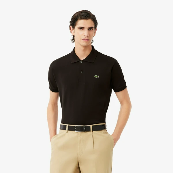 Мужское поло Lacoste L1212 Classic Fit, коричневый, арт. L1212