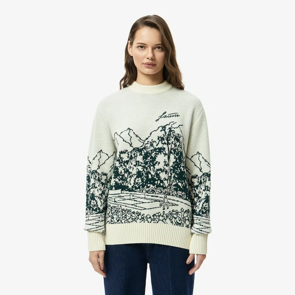Свитер Lacoste RELAXED FIT, белый, арт. AF2611