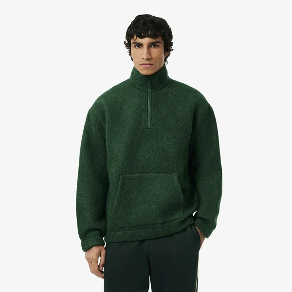 Мужской свитшот Lacoste свободного кроя, зеленый, арт. SH5463