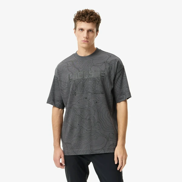 Футболка Lacoste оверсайз, серый, арт. TH2611R