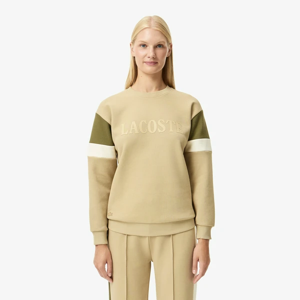 Женский свитшот Lacoste, бежевый, арт. SF2610