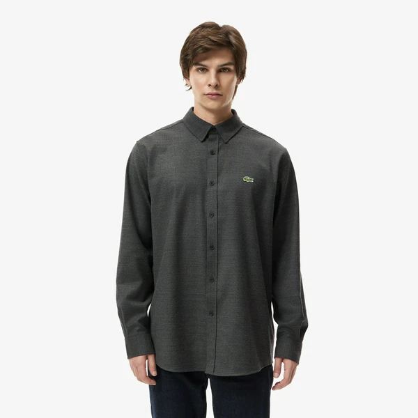 Мужская рубашка Lacoste стандартного кроя, серый, арт. CH2611