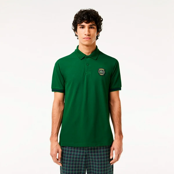 Мужское поло Lacoste, зеленый, арт. DH7436