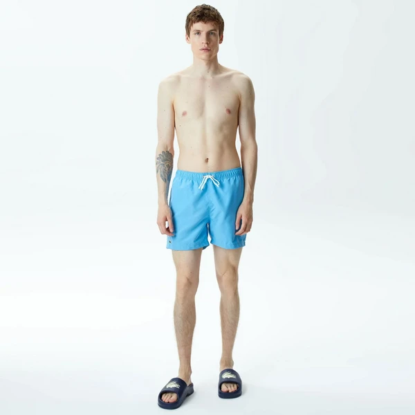Мужские купальные шорты Lacoste, голубой, арт. MH0409