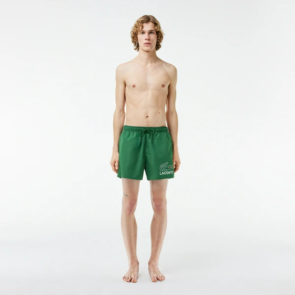 Мужские купальные шорты Lacoste, зеленый, арт. MH6912