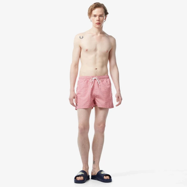 Мужские плавательные шорты Lacoste, розовый, арт. MH0410