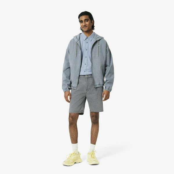 Мужские шорты Lacoste из органического хлопка, серый, арт. FH9929