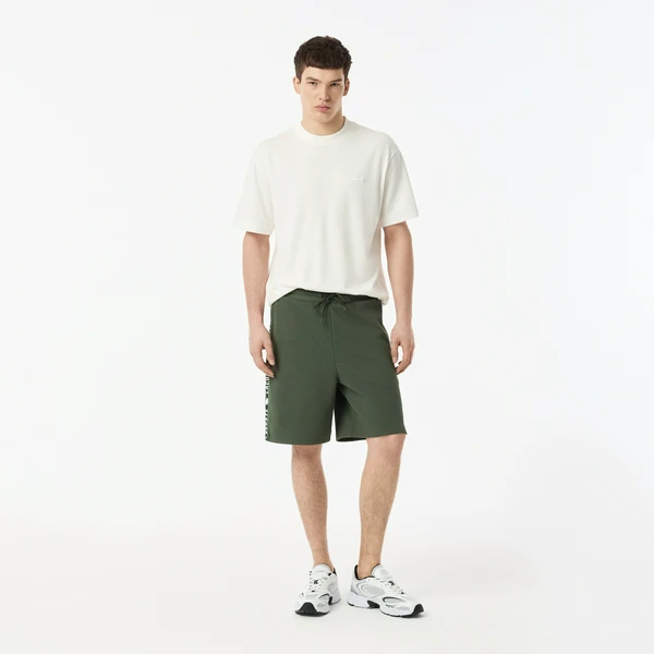 Мужские шорты Lacoste из эластичного хлопка, хаки, арт. GH0512