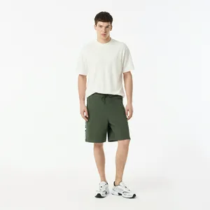Мужские шорты Lacoste из эластичного хлопка, хаки, арт. GH0512
