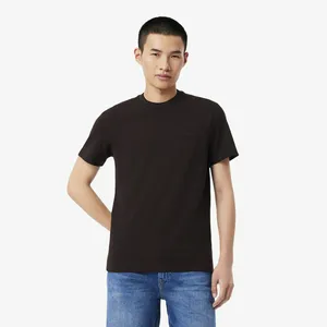 Мужская футболка Lacoste с воротником в полоску, коричневый, арт. TH8174