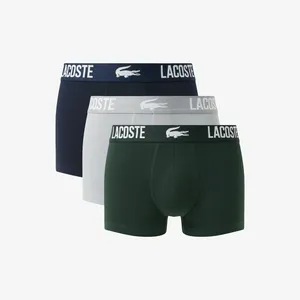 Мужское хлопковое нижнее белье Lacoste, комплект из 3 шт., синий, арт. 5H2393