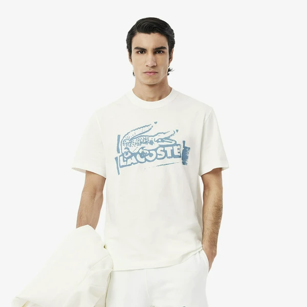 Футболка Lacoste TH0284, белый, арт. TH0284