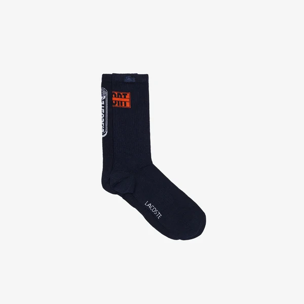 Носки Lacoste с принтом, синий, арт. RA2411