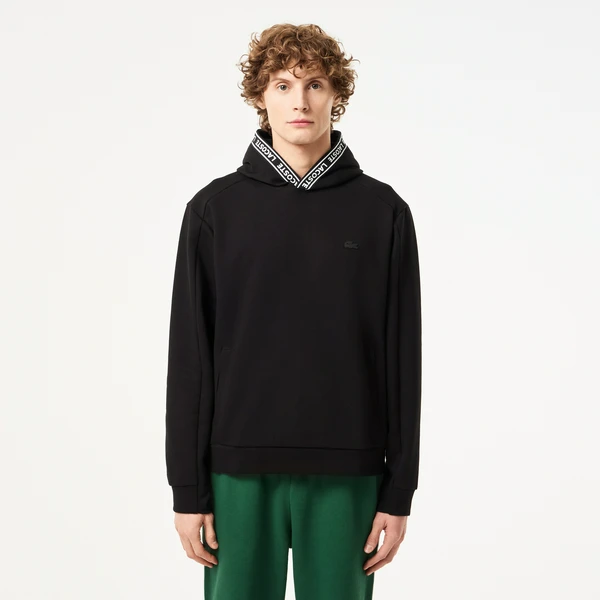 Мужская толстовка Lacoste с капюшоном, черный, арт. SH2526