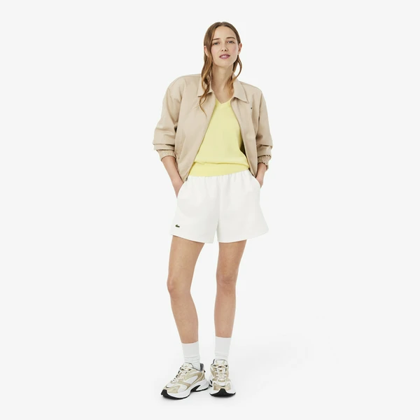 Женские шорты Lacoste, белый, арт. GF6901