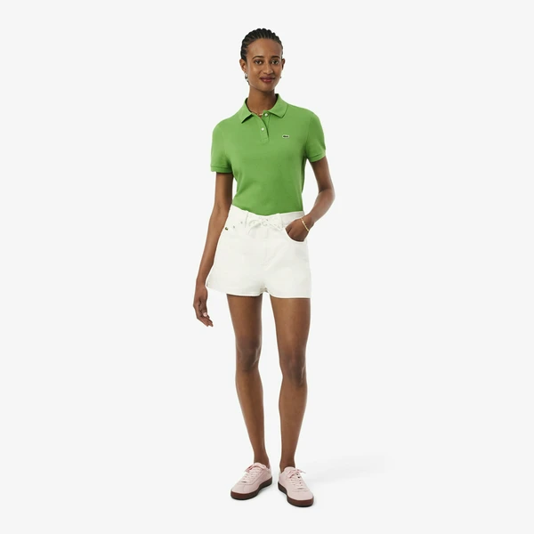 Джинсовые шорты Lacoste, белый, арт. FF0199